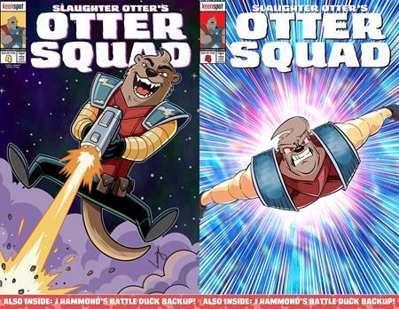 OTTER SQUAD #4 CVR C MIKE LEMAY & MATT RODGERS STAR SPANGLED SPOT FOIL VAR