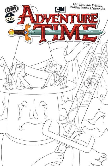 ADVENTURE TIME (2025) #15 CVR E INC 1:20 NICK WINN B&W VAR