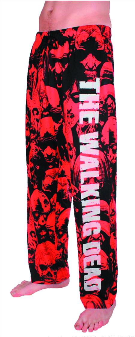 WALKING DEAD LOUNGE PANTS SM/MED (C: 1-1-2)