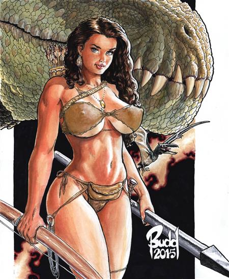CAVEWOMAN RAPTORELLA #1 (OF 2) CVR D ROOT (Net) Limited to just 500 copies.  Allocations may occur. 