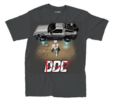 BTTF NEO HILL VALLEY CHARCOAL T/S LG (C: 1-1-0)