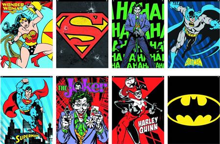 DC HEROES SUPERMAN SYMBOL BANNER (C: 1-1-1)