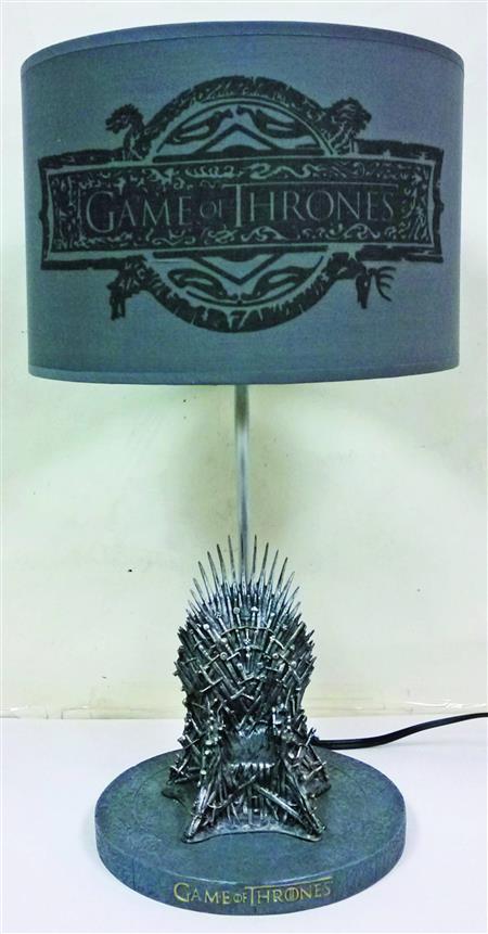 GAME OF THRONES IRON THRONE TABLE LAMP (Net) (O/A) (C: 1-1-2