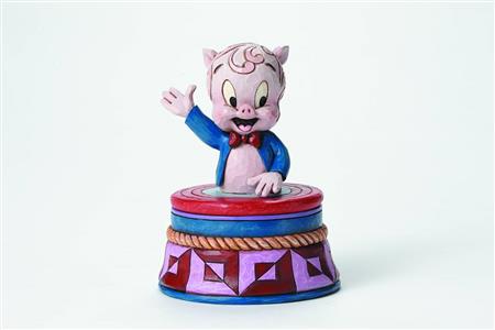 JIM SHORE LOONEY TUNES PORKY PIG TREASURE BOX (C: 1-1-1)