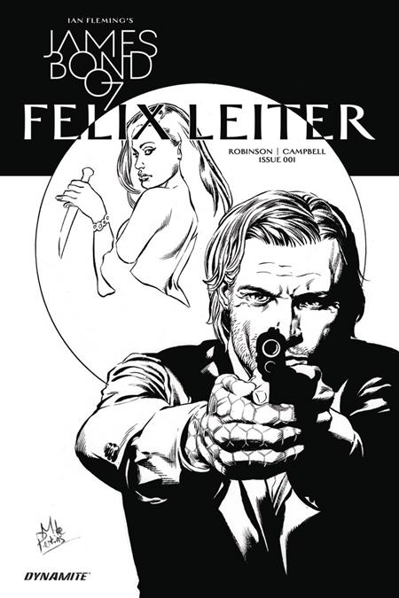 JAMES BOND FELIX LEITER #1 (OF 6) CVR C 10 COPY B&W INCV