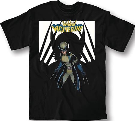 MARVEL ALL NEW WOLVERINE #8 BLK T/S LG (C: 1-1-0)