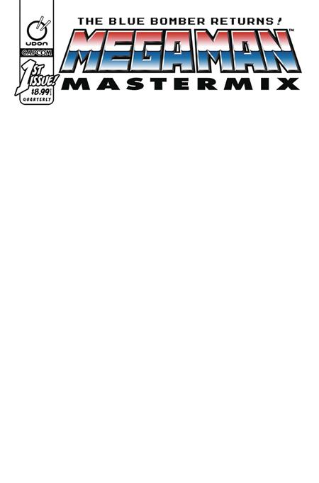 MEGA MAN MASTERMIX #1 CVR C BLANK SKETCH