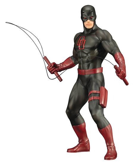 MARVEL DEFENDERS SER DAREDEVIL ARTFX+ STATUE BLACK SUIT VER