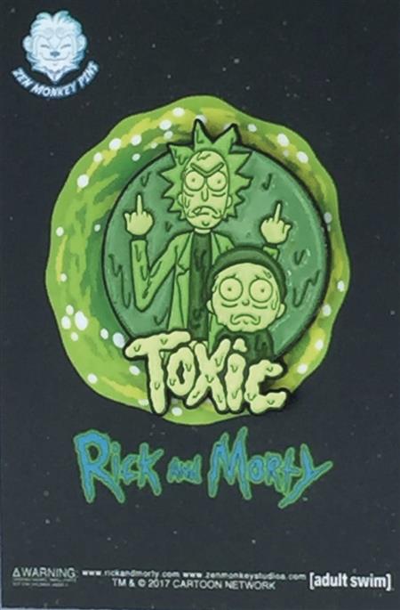 RICK AND MORTY TOXIC LAPEL PIN (C: 1-0-2)