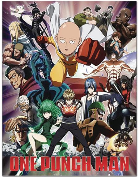 ONE PUNCH MAN HEROES GROUP SUBLIMATION THROW BLANKET (C: 1-0
