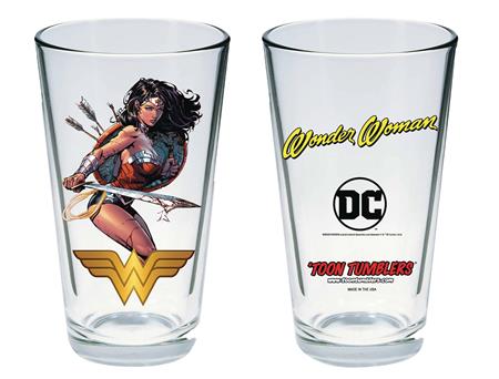 TOON TUMBLERS DC MODERN WONDER WOMAN PINT GLASS (C: 1-1-1)