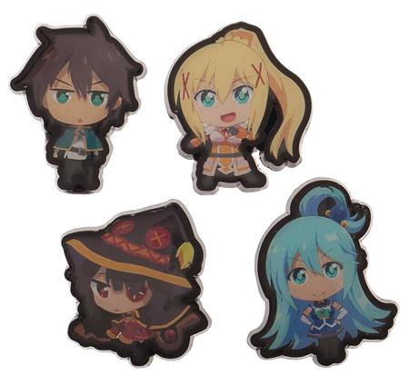 KONOSUBA 4PC LAPEL PIN SET (C: 1-0-2)