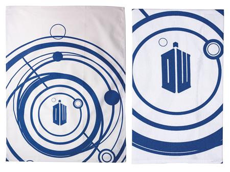 DOCTOR WHO LOGO DISH TOWEL 2PK SET