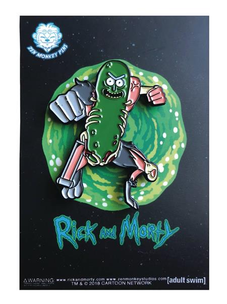 RICK AND MORTY LEAPING PICKLE RICK PIN (C: 1-1-2)
