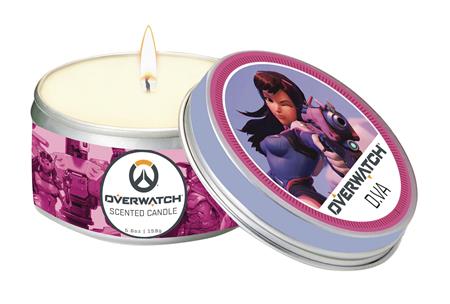 OVERWATCH SCENTED CANDLE DVA 5.6 OZ TIN (C: 1-1-2)