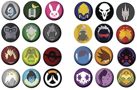 OVERWATCH 12PK MINI BUTTON SET DIS (C: 1-1-2)