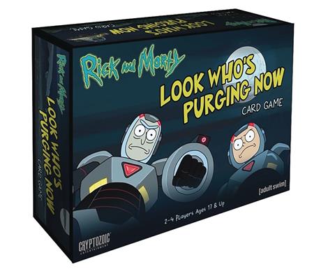 RICK & MORTY LOOK WHOS PURGING NOW CARD GAME (C: 0-1-2)