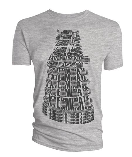 DOCTOR WHO DALEK EXTERMINATE VERBIAGE T/S LG (C: 1-1-2)