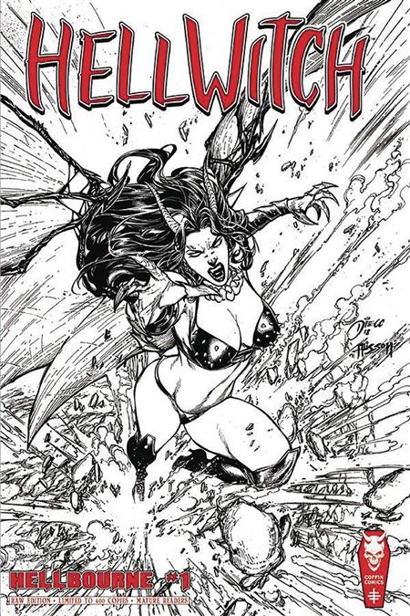 HELLWITCH HELLBOURNE #1 S&N RAW ED (MR)