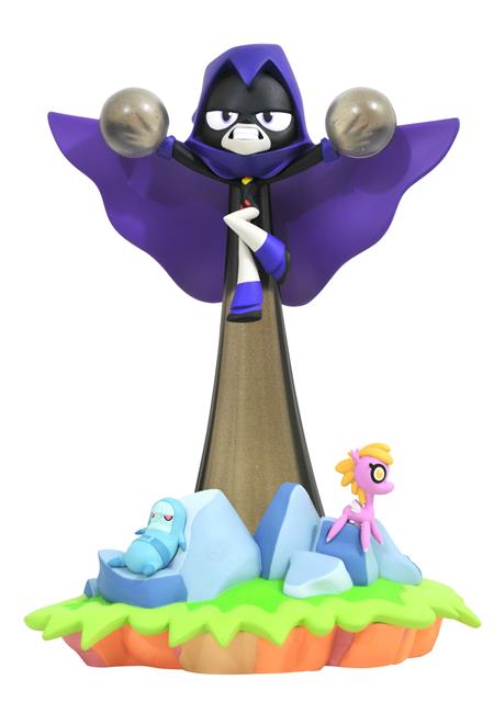 DC GALLERY TEEN TITANS GO RAVEN PVC STATUE (C: 1-1-2)