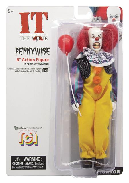 MEGO HORROR WAVE 7 IT 1990 PENNYWISE 8IN AF (C: 1-1-2)