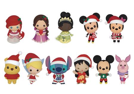 DISNEY CHRISTMAS 3D FOAM BAG CLIP 24PCS BMB DS (C: 1-1-2)