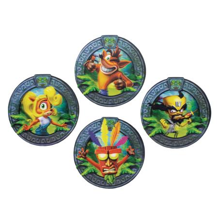 CRASH BANDICOOT 3D COASTERS (C: 1-1-2)