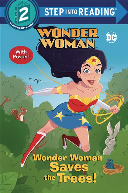 WONDER WOMAN SAVES THE TREES STEP INTO READING SC (C: 0-1-0)