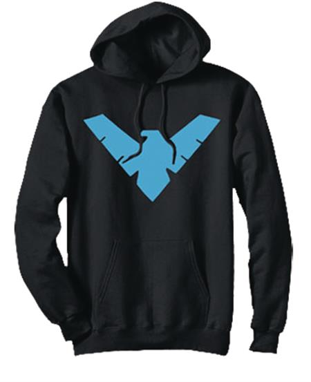 ANIMATED NIGHTWING SYMBOL HOODIE LG (C: 1-0-1)