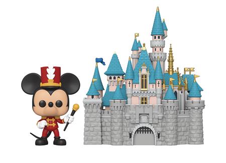 POP TOWN DISNEY 65TH CASTLE WITH MICKEY VIN FIG (C: 1-1-2)