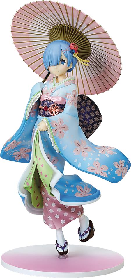 RE ZERO STARTING LIFE REM 1/8 PVC FIG UKIYO-E CHERRY VER (C: