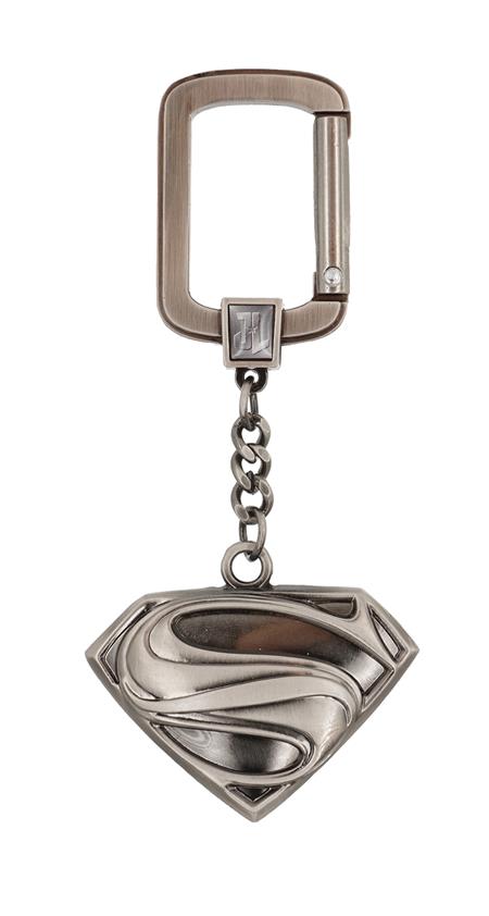 DC SUPERMAN LOGO PEWTER KEY RING (C: 1-1-0)