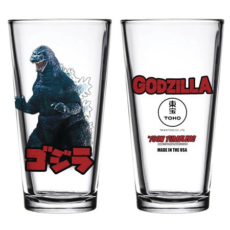 TOON TUMBLERS GODZILLA FIGURE PINT GLASS (C: 1-1-1)