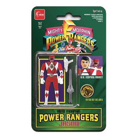 POWER RANGERS AUTO MORPHIN RED RANGER JASON ENAMEL PIN (C: 0