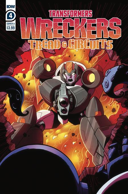 TRANSFORMERS WRECKERS TREAD & CIRCUITS #4 (OF 4) CVR A LAWRE