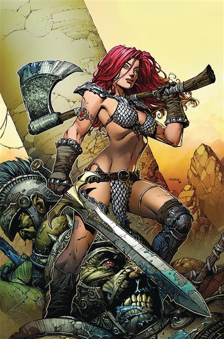 RED SONJA PRICE OF BLOOD #1 FINCH COLOR CROWDFUNDER CVR (C: