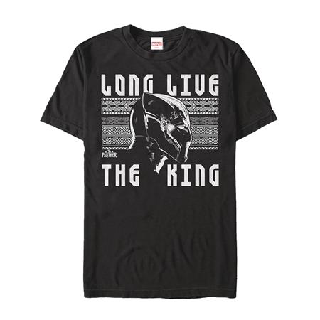 MARVEL HEROES BLACK PANTHER LONG LIVE THE KING T/S LG (C: 1-
