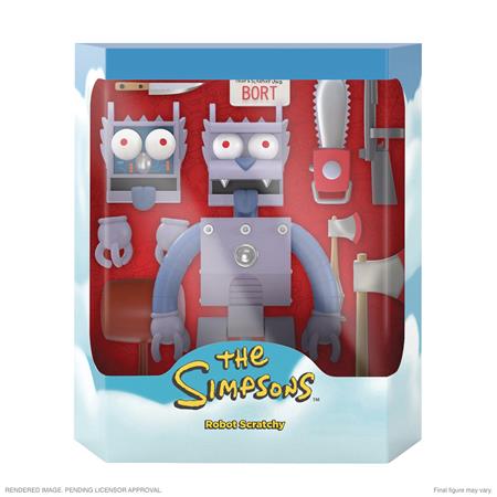 SIMPSONS ULTIMATES ROBOT SCRATCHY AF (Net) (C: 1-1-2)