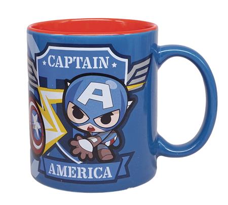 MARVEL MINI HEROES CAPTAIN AMERICA 11OZ MUG (C: 1-1-2)