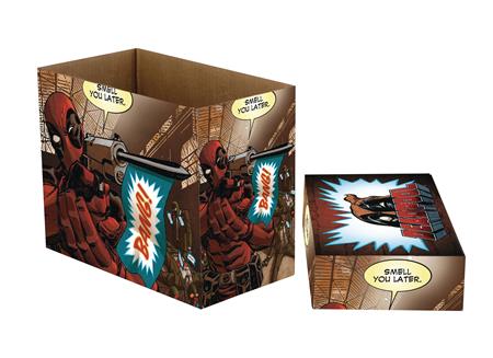 MARVEL COMICS DEADPOOL BANG 5 PK SHORT COMIC STORAGE BOX (C: