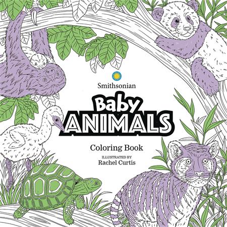 BABY ANIMALS A SMITHSONIAN COLORING BOOK (C: 0-1-2)