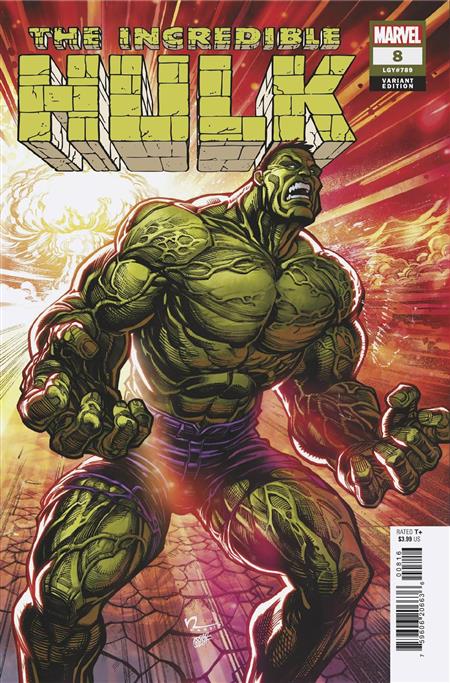 INCREDIBLE HULK #8 25 COPY INCV CHAD HARDIN VAR