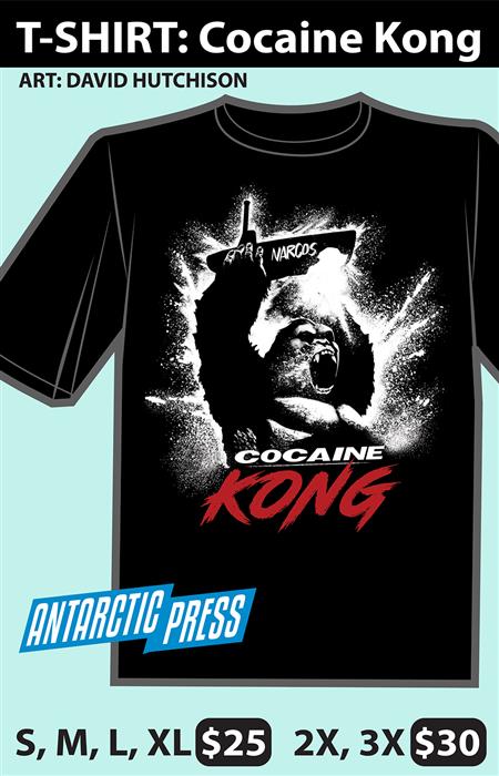 COCAINE KONG T/S LG