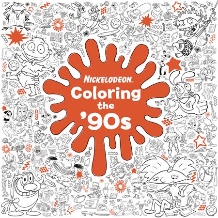 COLORING 90S NICKELODEON COLORING BOOK SC