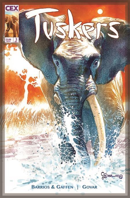 TUSKERS #3 (OF 3) CVR B DANIEL GOVAR CARD STOCK VAR