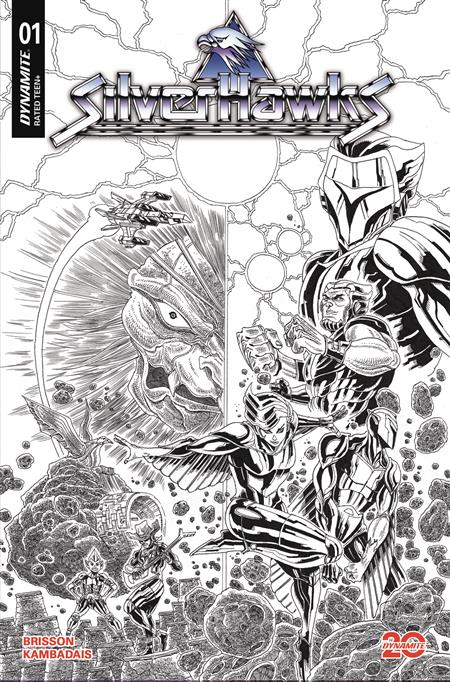 SILVERHAWKS #1 CVR ZA 30 COPY INCV STOKOE LINE ART 