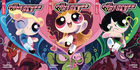 POWERPUFF GIRLS #1-3 DARBOE CONNECTING CVR SET DE EXC VAR 