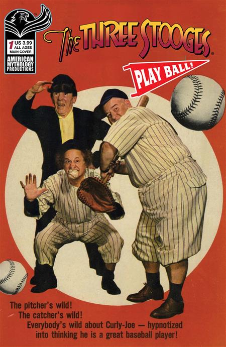 THREE STOOGES PLAY BALL SPECIAL #1 CVR A CLASSIC BASEBALL PHOTO CVR