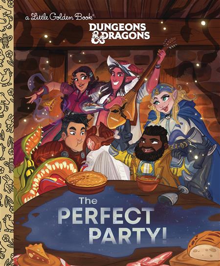 D&D PERFECT PARTY LITTLE GOLDEN BOOK HC 