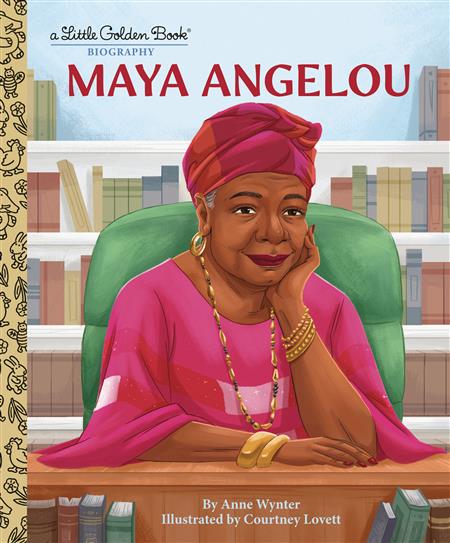 MAYA ANGELOU LITTLE GOLDEN BOOK HC 